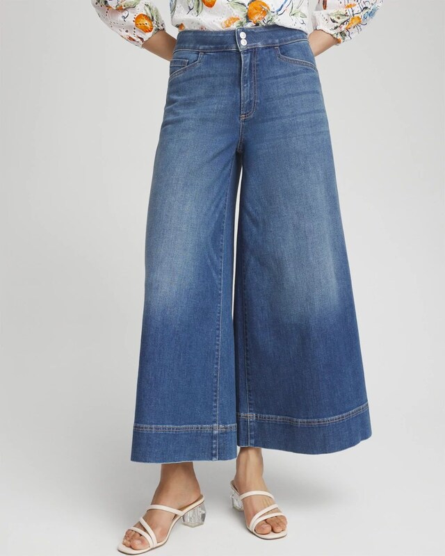 Denim Trouser Culottes